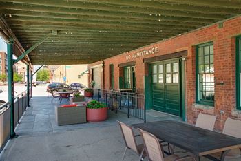Courtyard patio